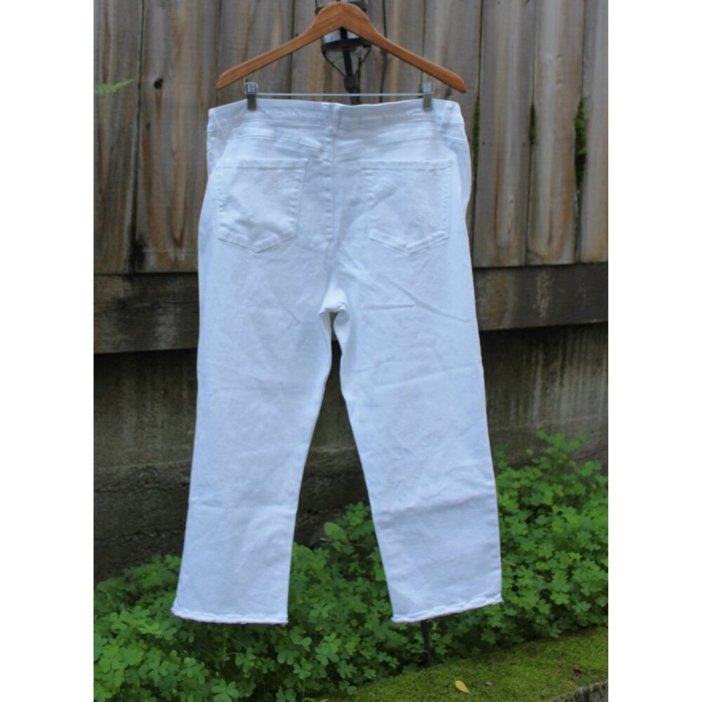New w/Tags - Democracy Ab-Solution Hi Rise Straight Jeans, Optic White, 18P Plus - Picture 4 of 14